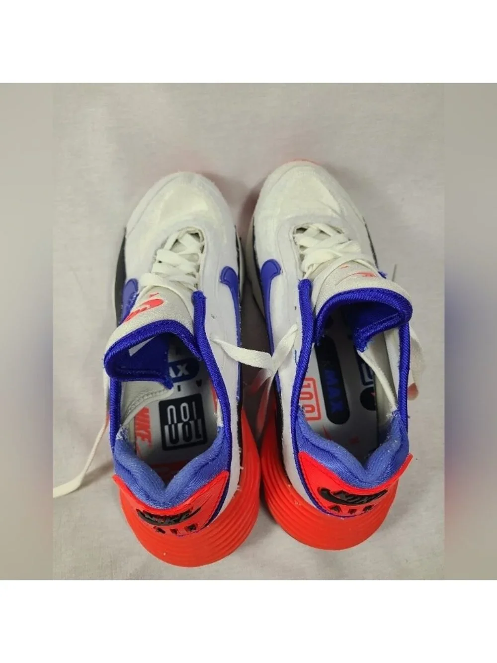 Nike Air Max 2090 EOI Summit White/Racer Blue size 5.5 youth